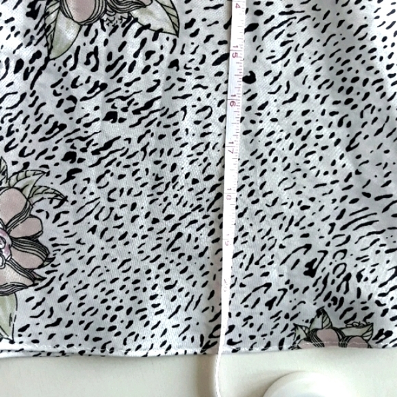 Jones New York Silky Satin Floral Slip Dress - Picture 7 of 7